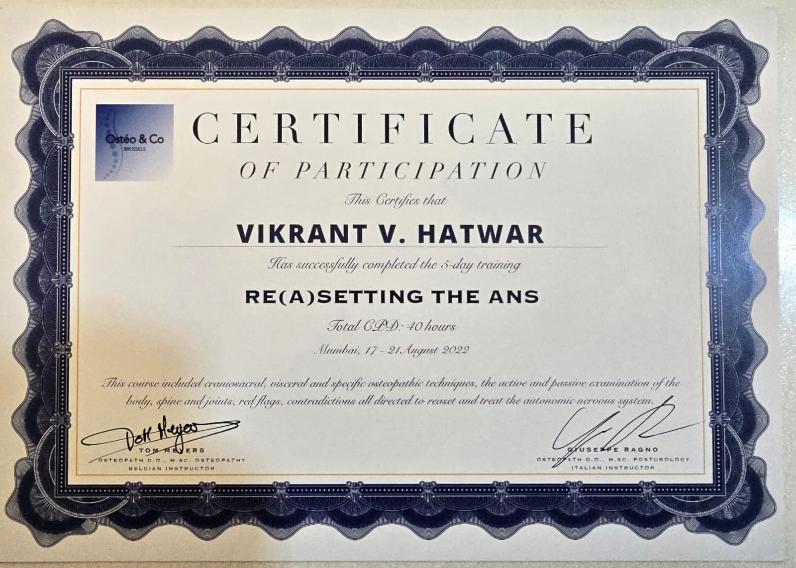Certificate 18